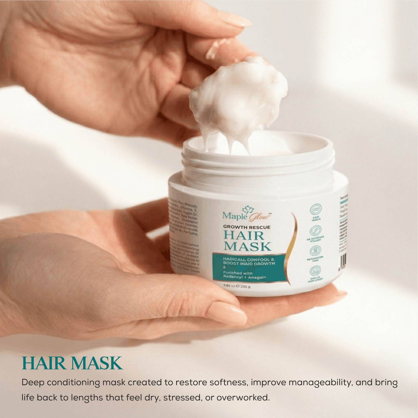 Maple Glow Growth Rescue Hair Mask (250g)