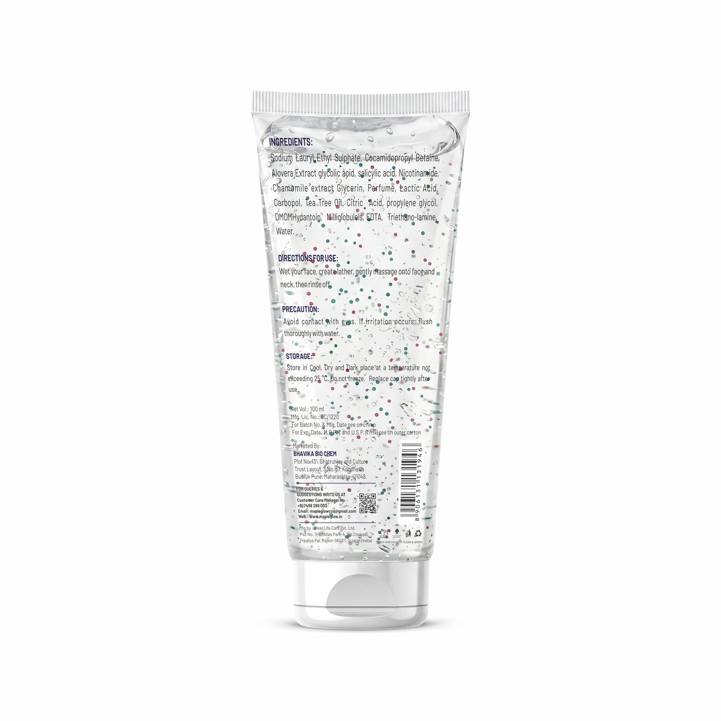 Maple Glow Acne Control Face Wash (100ml)