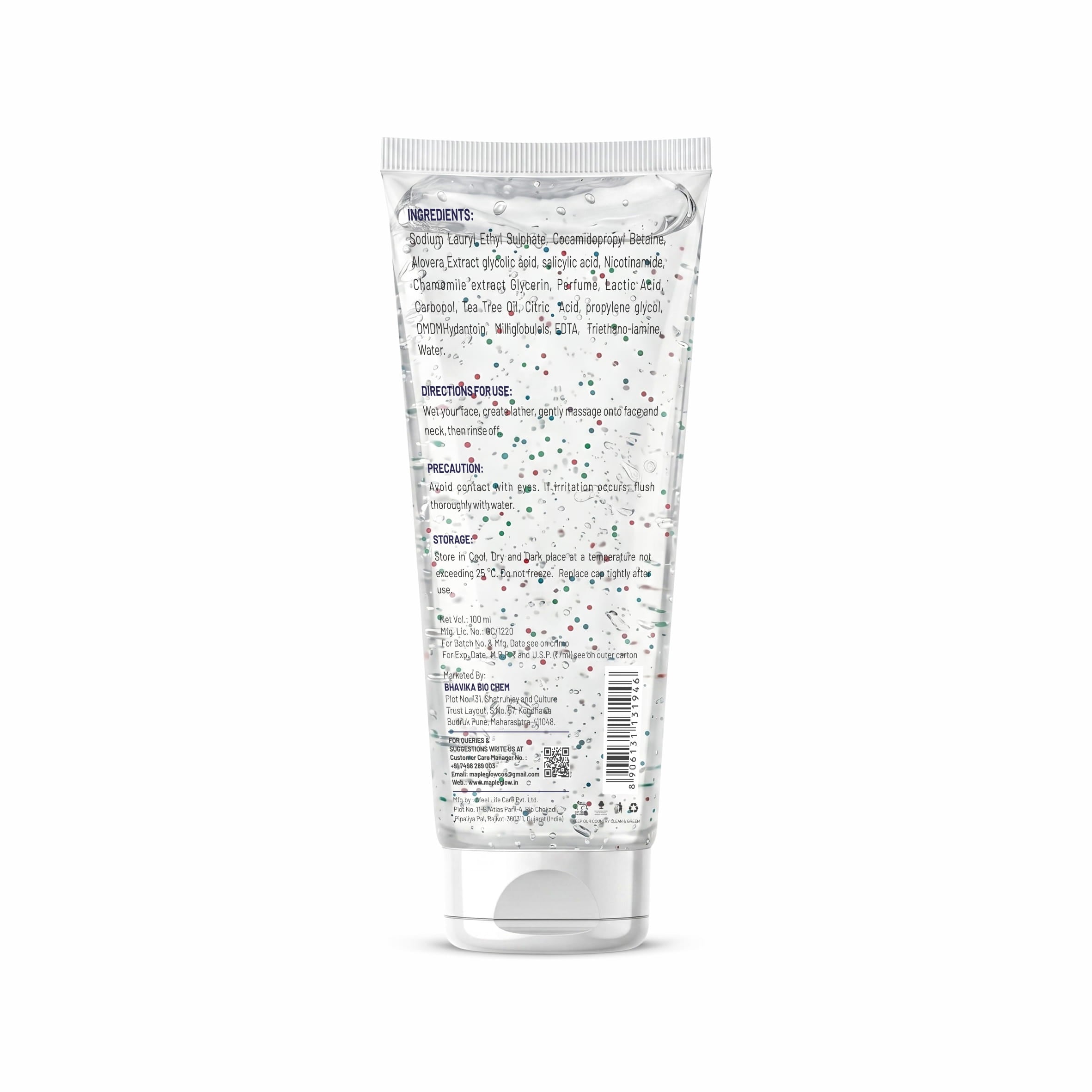 Maple Glow Acne Control Face Wash (100ml)