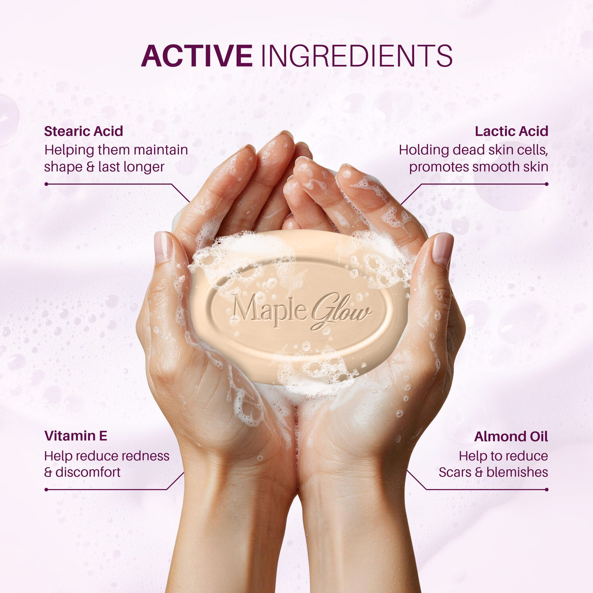 Maple Glow Almond Moisturizing Soap – 75g