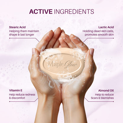 Maple Glow Almond Moisturizing Soap – 75g