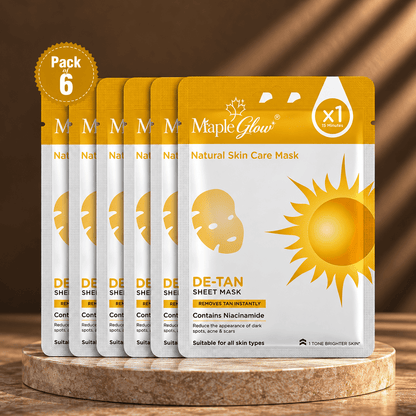 De-Tan Sheet Mask – Pack of 6
