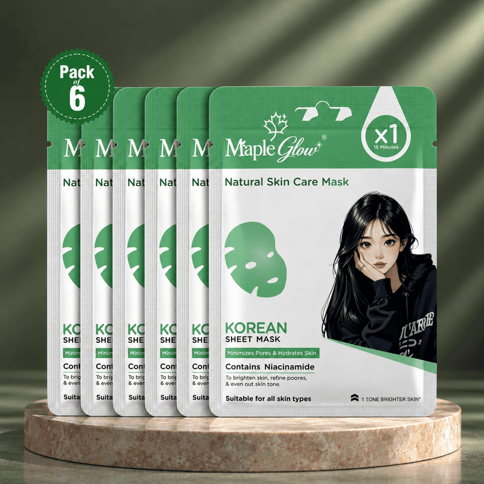 Korean Sheet Mask – Pack of 6