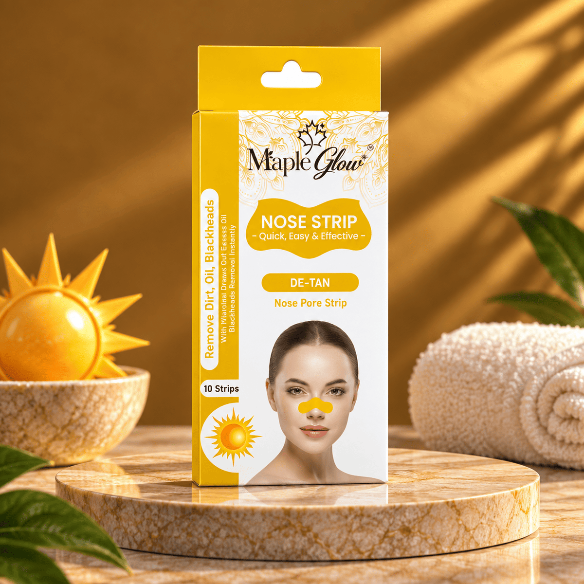 De-Tan Nose Pore Strips – 10 Strips