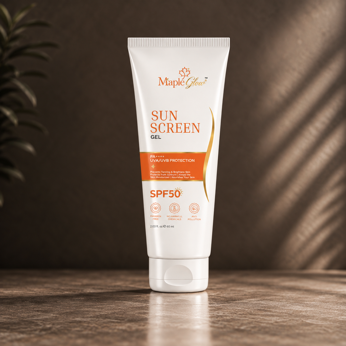 Maple Glow Sunscreen Gel SPF 50 PA++++