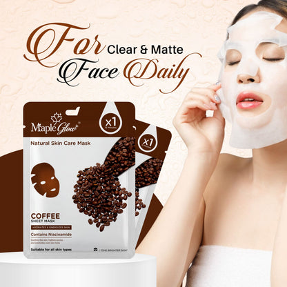 Coffee Sheet Mask – Pack of 6
