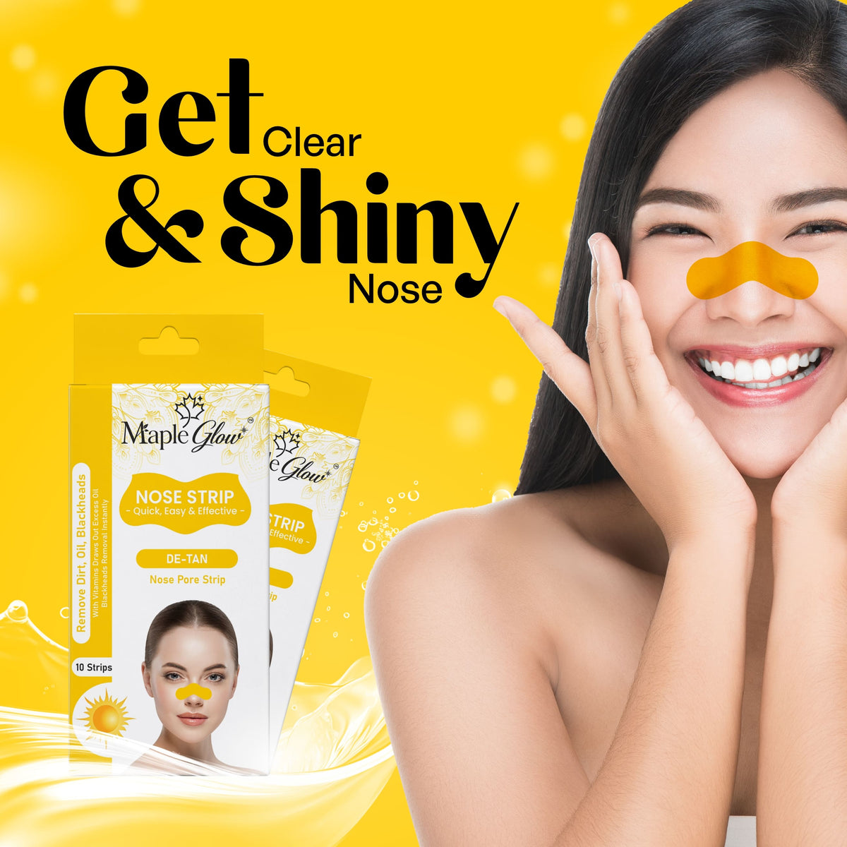 De-Tan Nose Pore Strips – 10 Strips