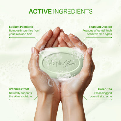 Maple Glow Green Tea Antioxidant Soap – 75g