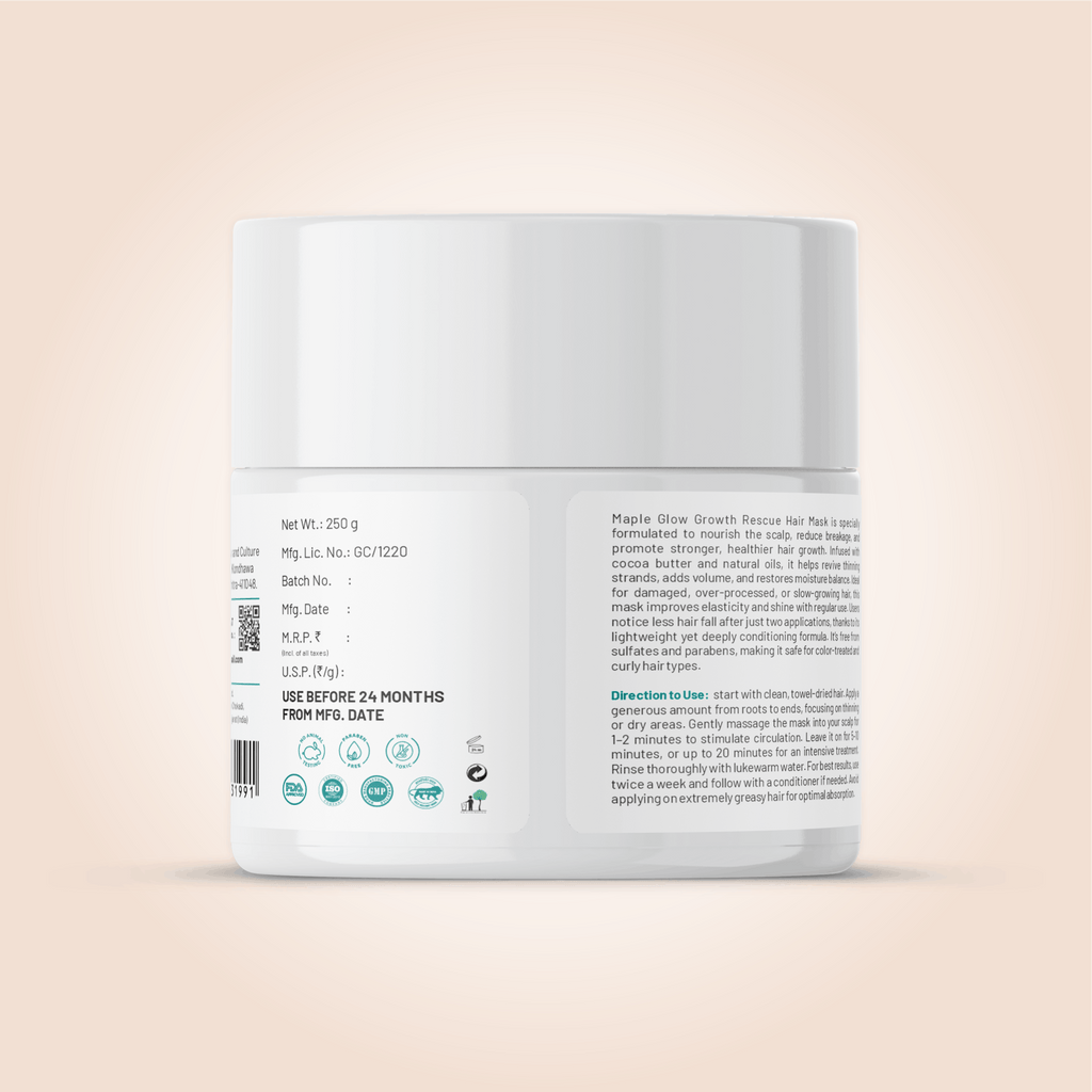 Maple Glow Growth Rescue Hair Mask (250g)