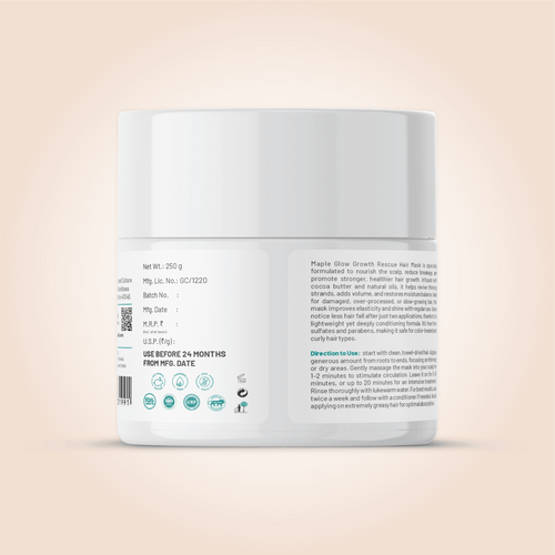 Maple Glow Growth Rescue Hair Mask (250g)