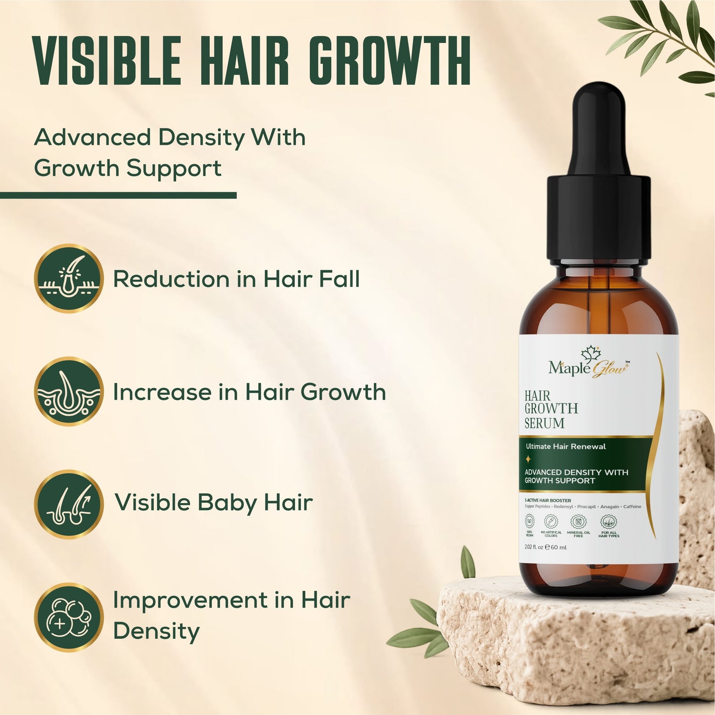 Maple Glow Hair Growth Serum