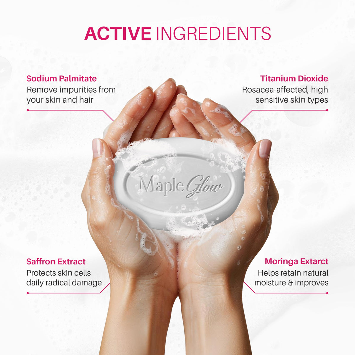 Maple Glow Herbal Brightening Soap – 75g