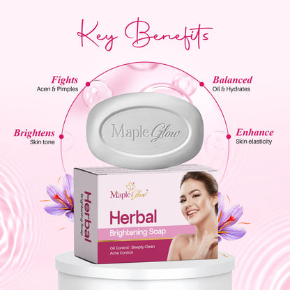 Maple Glow Herbal Brightening Soap – 75g