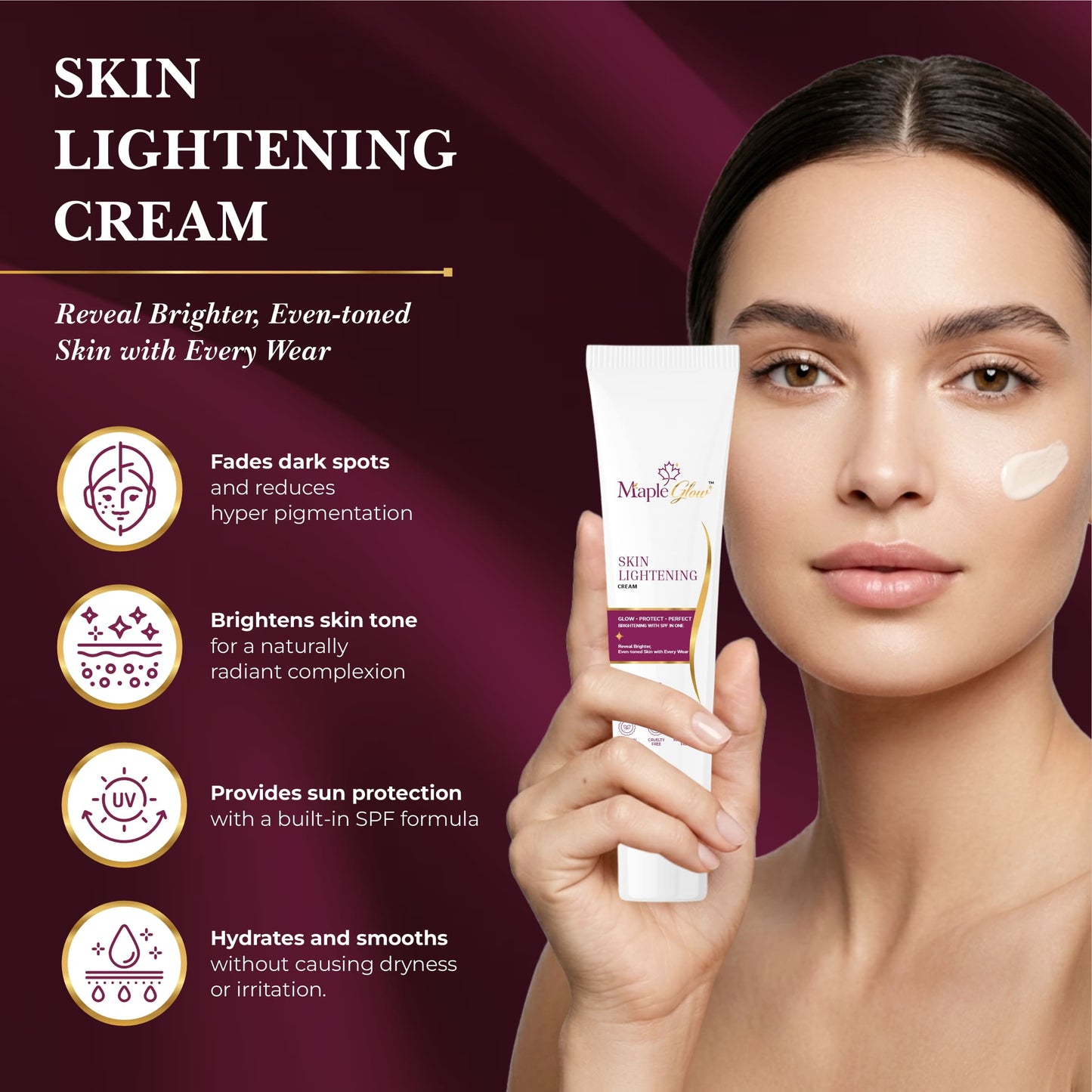 Advanced Brightening Cream – Fades Dark Spots, Hydrates & Protects with SPF