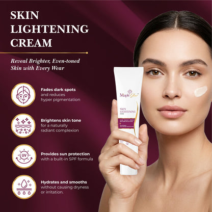 Advanced Skin Lightening Cream – Fades Dark Spots, Hydrates & Protects with SPF