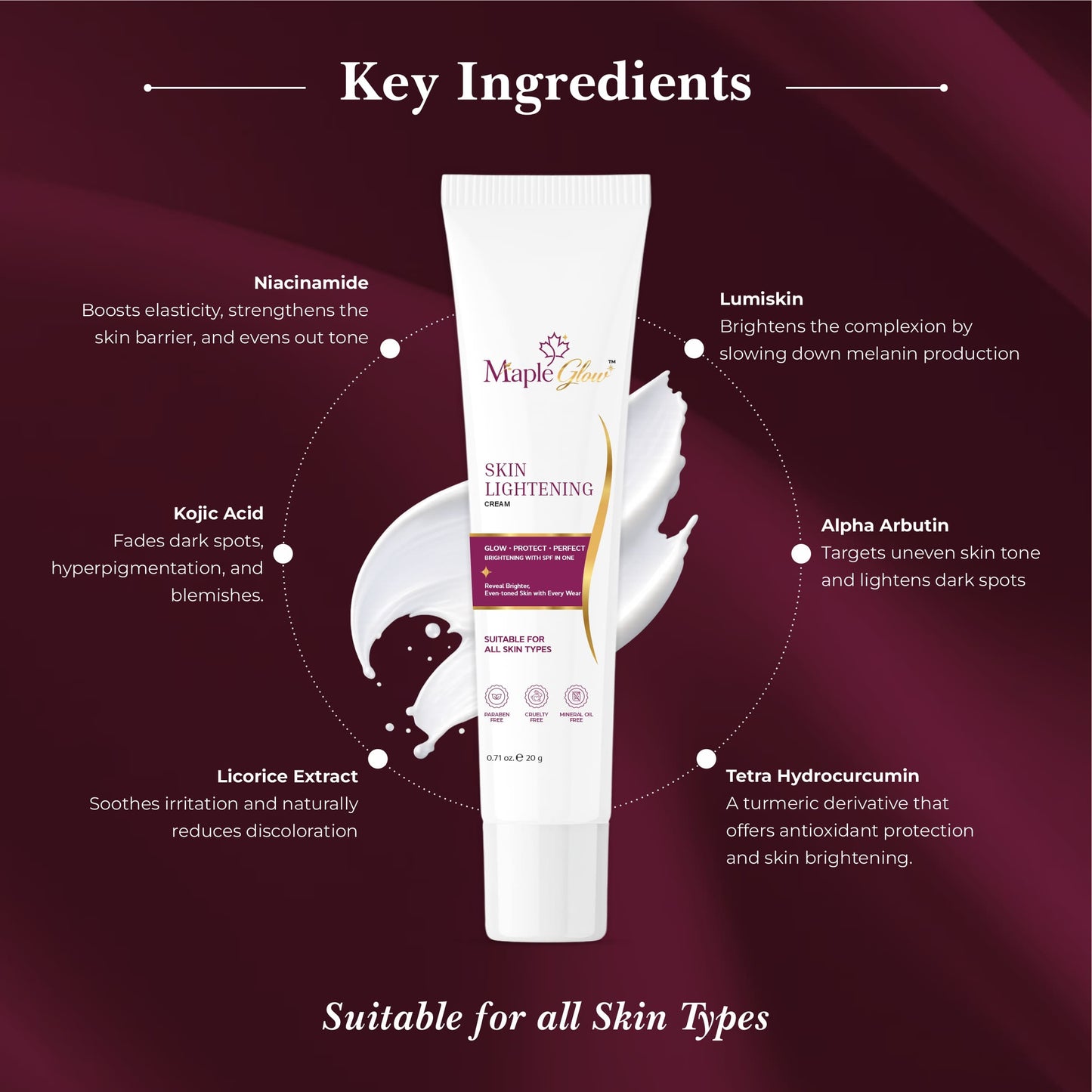 Advanced Brightening Cream – Fades Dark Spots, Hydrates & Protects with SPF