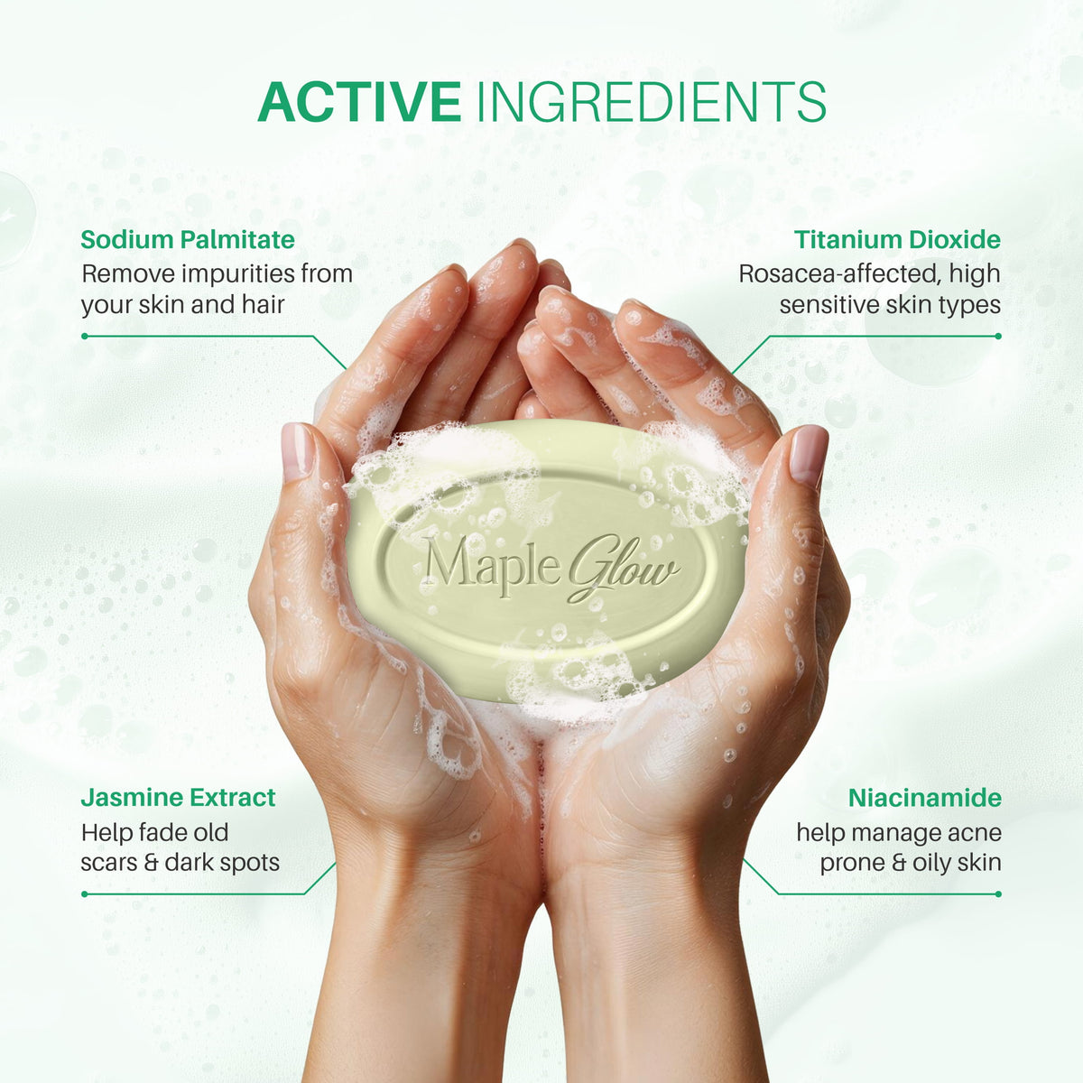 Maple Glow Jasmine Even-Tone Skin Soap – 75g