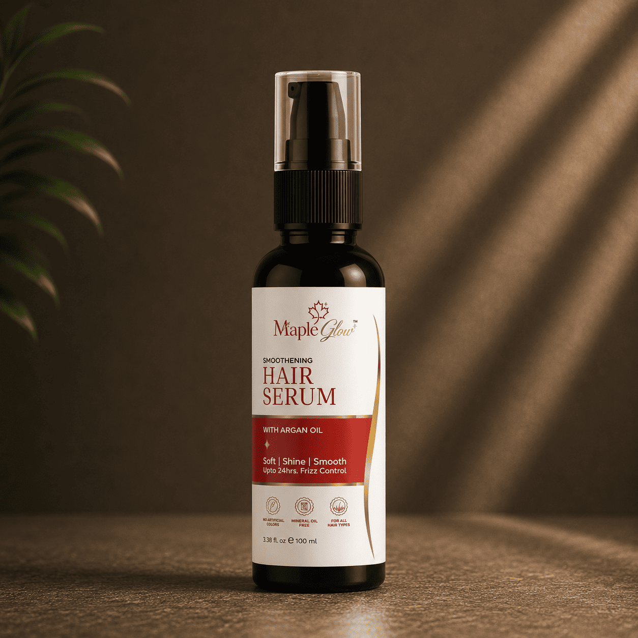 Smoothening Hair Serum with Argan Oil – Frizz Control & Shine Boost (All Hair Types)
