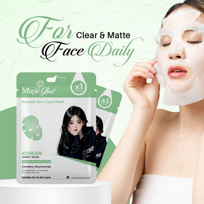 Korean Sheet Mask – Pack of 6