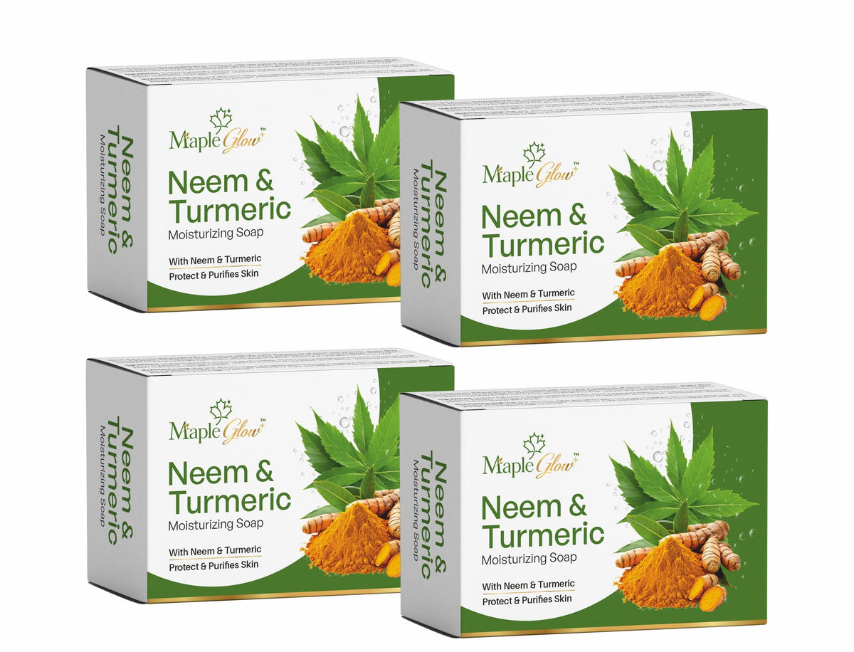Maple Glow Neem & Turmeric Moisturizing Soap – 75g