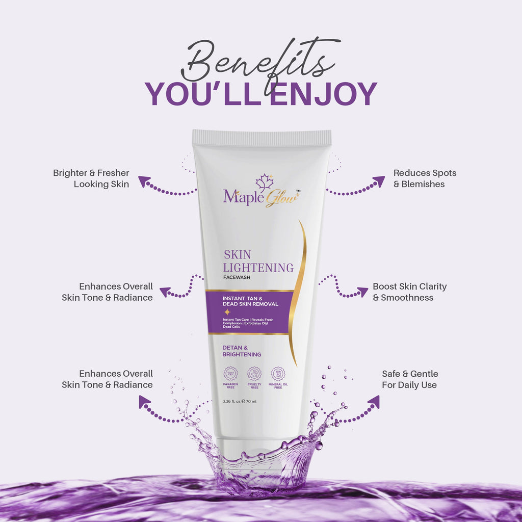 Maple Glow Skin Lightening Facewash