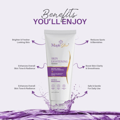 Maple Glow Skin Lightening Facewash