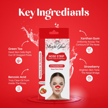Strawberry Nose Pore Strips – 10 Strips