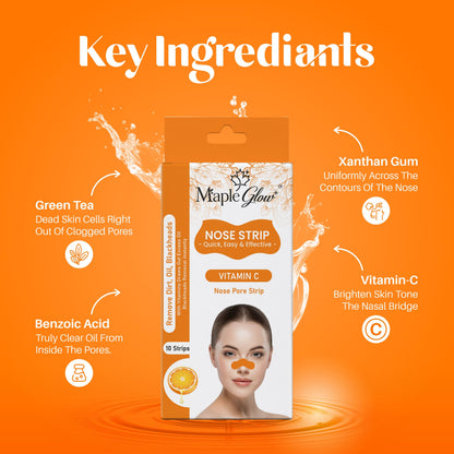 Vitamin C Nose Pore Strips – 10 Strips