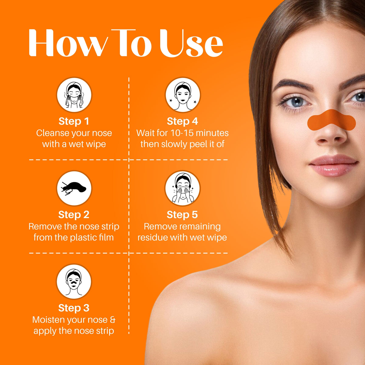 Vitamin C Nose Pore Strips – 10 Strips